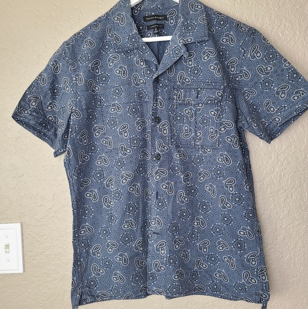 Banana Republic Camden Fit Paisley Men's S…
